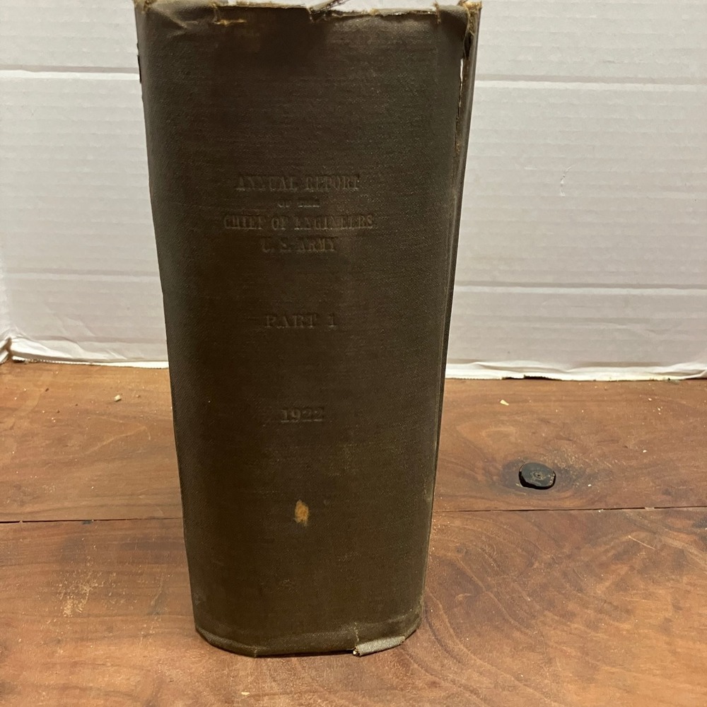 Annual Report Chief of Engineers US Army 1922 Part 1 Government Printing Office